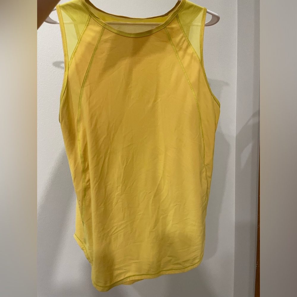 Lululemon yellow tank top
